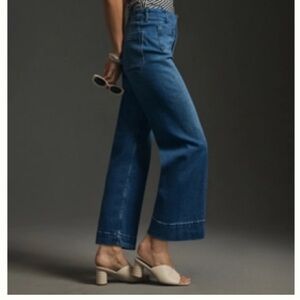 Maeve Dark Blue Flare Jeans